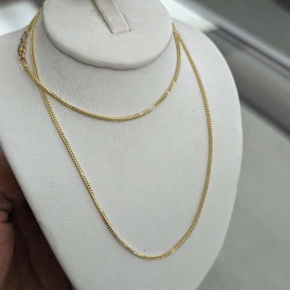 10kt Real Gold Franco Chain 1.4mm 20 inches